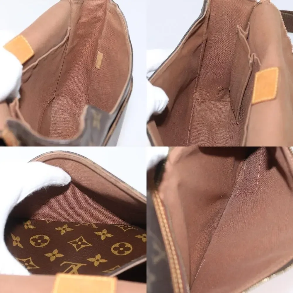 Louis Vuitton Monogram Messenger Bosphore PM Shoulder Bag Brown